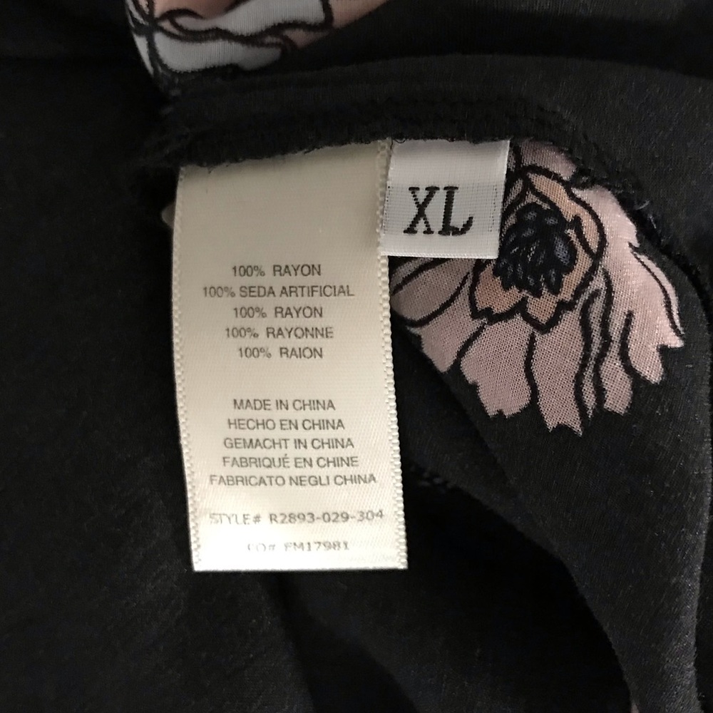 Anthropologie Cloth & Stone Floral Blouse Shirt 4 - Picture 8 of 8